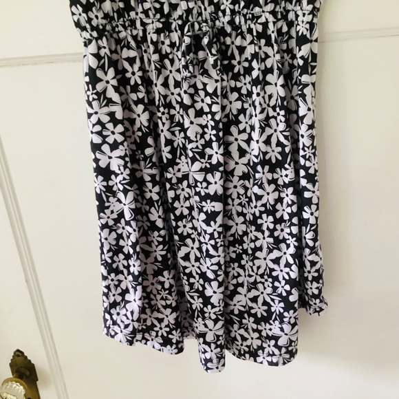 Girl Clothes Sizes 7/8 White Top Peasant Summer Floral Tank Dress Sleeveless - Picture 11 of 14